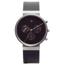 Jacob Jensen Herrenuhr CHRONO SERIES Nr. 600 32600, schwarz, mit Kautschukband Jacob Jensen Herrenuhr CHRONO SERIES Nr. 600 32600, schwarz, mit Kautschukband