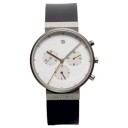 Jacob Jensen Herrenuhr CHRONO SERIES Nr. 601 32601, weiß, mit Kautschukband Jacob Jensen Herrenuhr CHRONO SERIES Nr. 601 32601, weiß, mit Kautschukband
