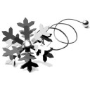 menu Weihnachtsschmuck SCHNEEFLOCKE 4004079, schwarz