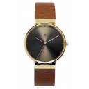 Jacob Jensen Herrenuhr DIMENSION SERIES Nr. 844 32844, mit Lederband