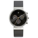 Jacob Jensen Herrenuhr CHRONO SERIES Nr. 603 32603, schwarz, mit Kautschukband Jacob Jensen Herrenuhr CHRONO SERIES Nr. 603 32603, schwarz, mit Kautschukband