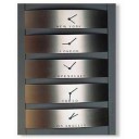 Jacob Jensen Weltzeituhr Nr. 310 32310, f�r 5 verschiedene St�dtenamen